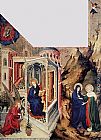 Melchior Broederlam The Annunciation and the Visitation painting